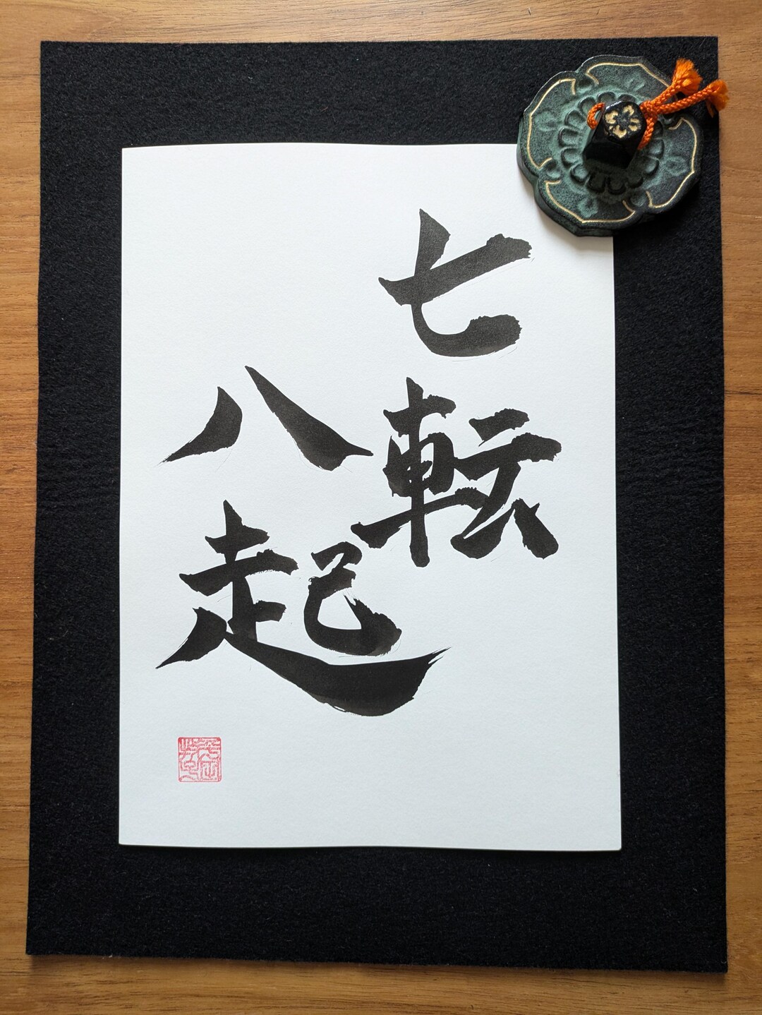 Fall Seven Times, Get up Eight Motto - Original Japanese