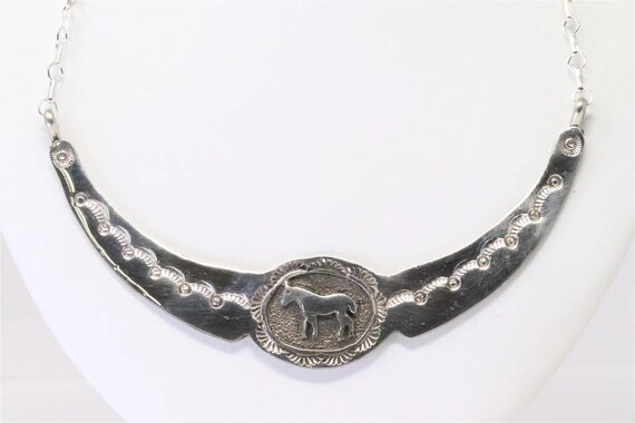 NEW Unique Navajo Handmade Sterling Silver Horse … - image 7