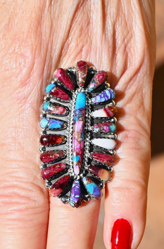 Best 7-1/2' Wrist Native American Navajo Space Kachina Sterling Silver Bracelet Cuff Best 7-1/2' Wrist Native American Navajo Space Kachina Sterling Silver Bracelet Cuff