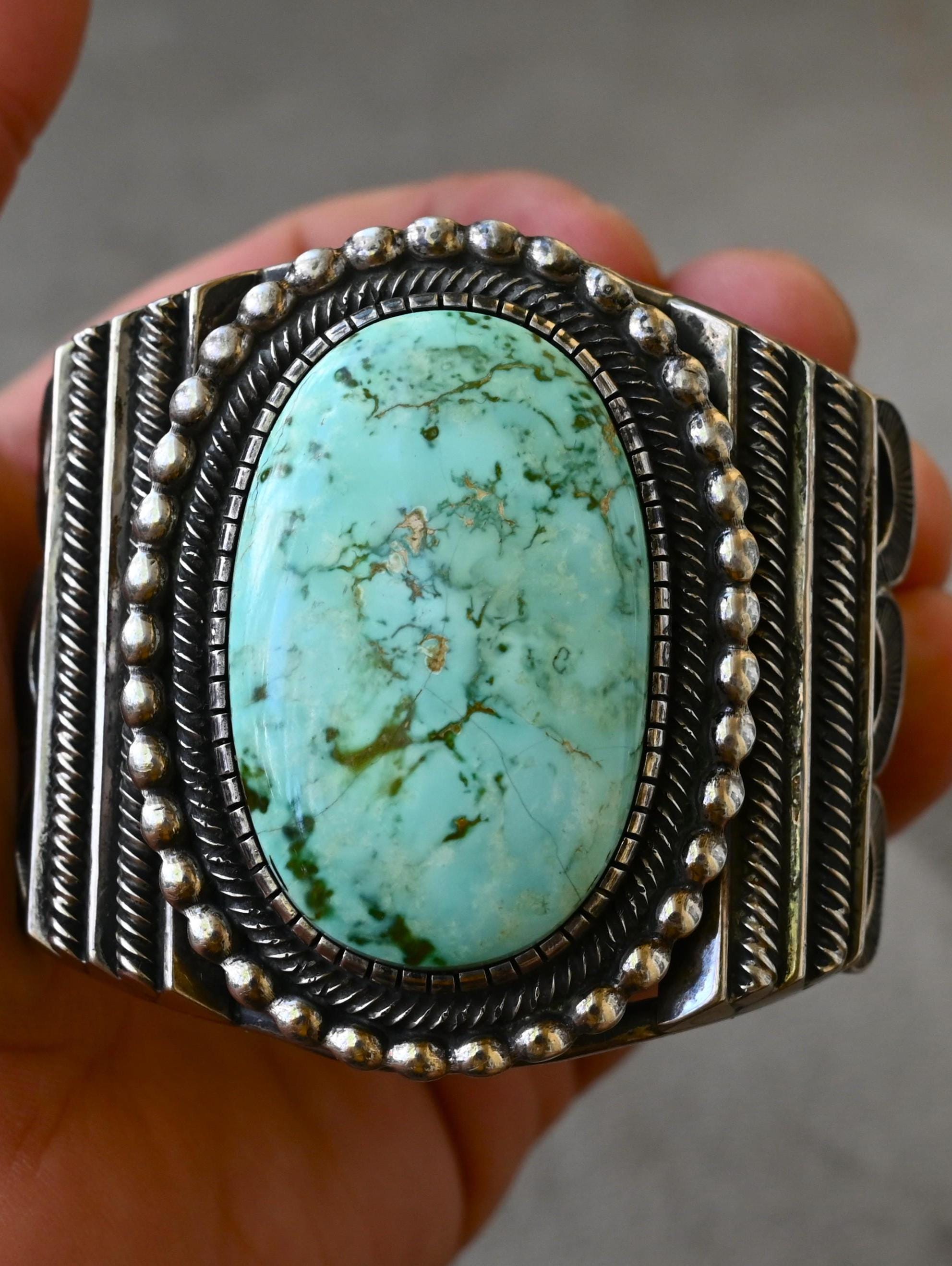 Men's 220 Grams! Rick Martinez Navajo Sterling Silver & RARE