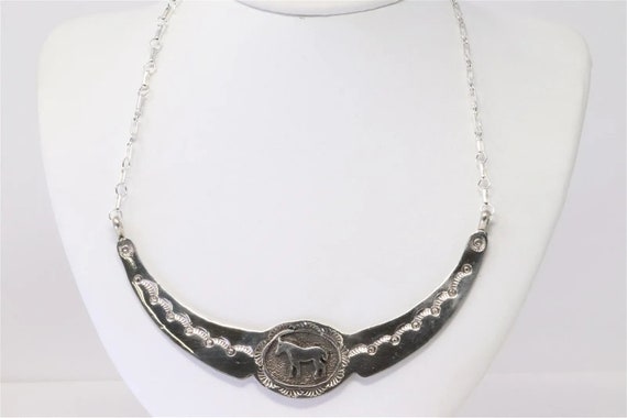 NEW Unique Navajo Handmade Sterling Silver Horse … - image 2