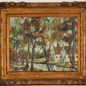 Maria del Carmen Calvo (America/Spain 1937-2019) Original Oil - 27&quot;H x 23&quot;W- in numerous Museums-Well listed-High auction & gallery prices!!