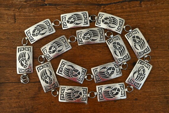 Heavy 349 Grams Allen Pooyouma Hopi Tribe Stamped Sterling Silver 