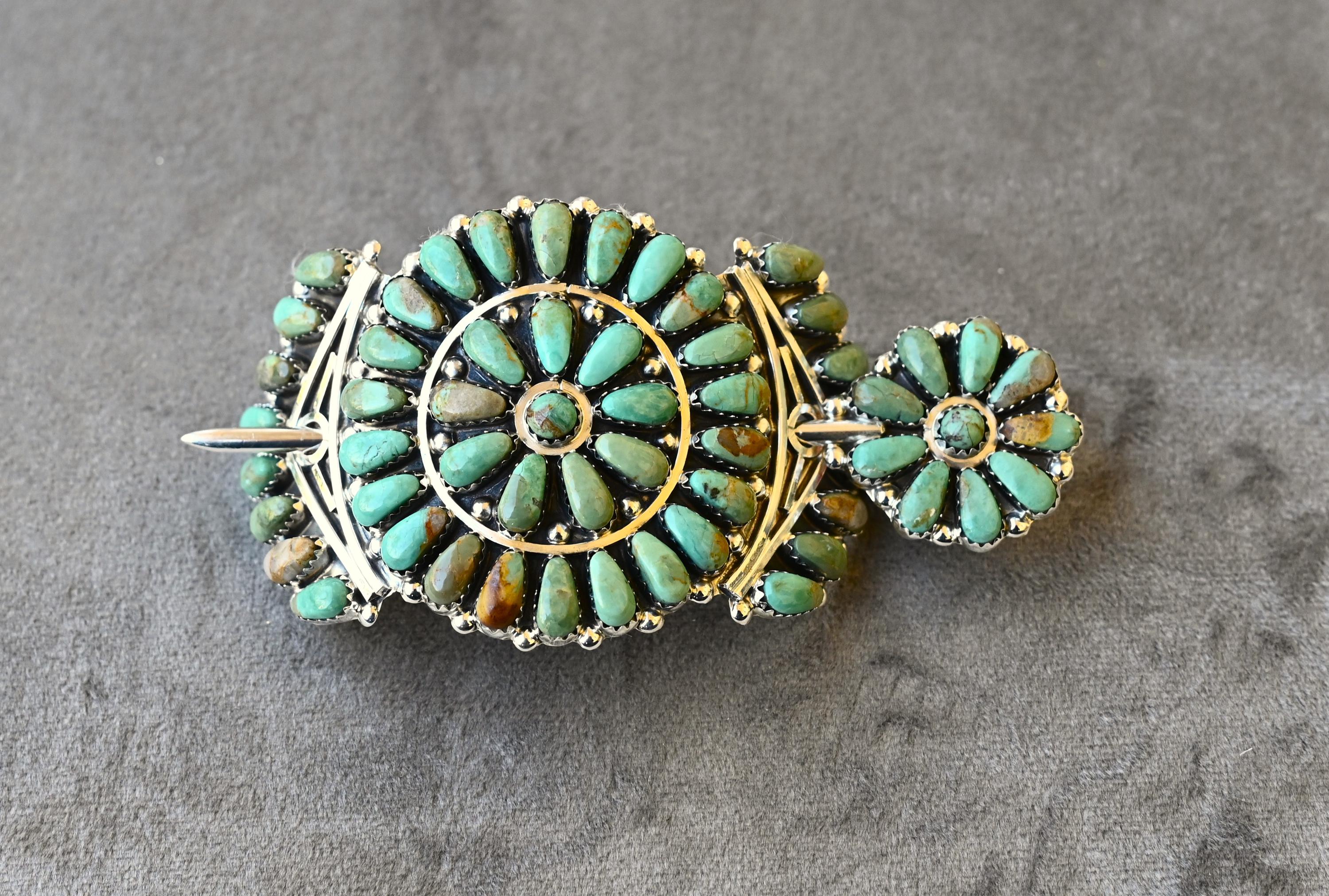 Native American Museum Vintage 113 Grams Turquoise Sterling Silver Bracelet Cuff Old Native American Museum Vintage 113 Grams Turquoise Sterling Silver Bracelet Cuff Old