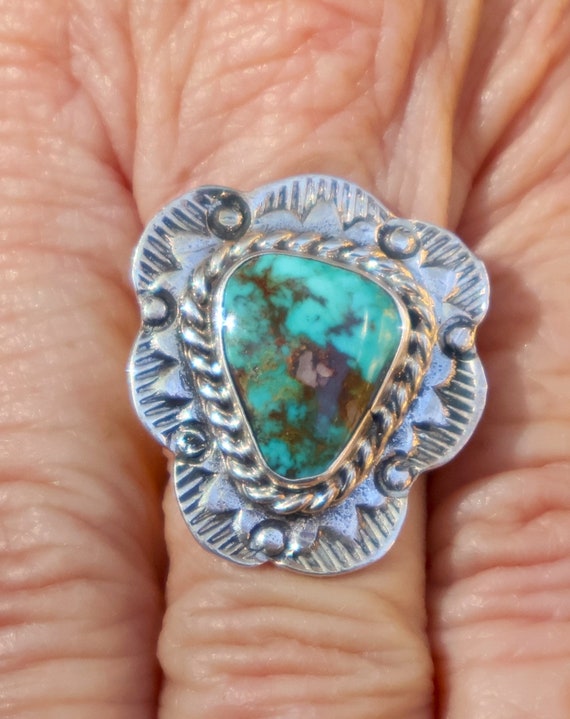 NEW Large -11.1 grams Navajo ring by Michael Glea… - image 1