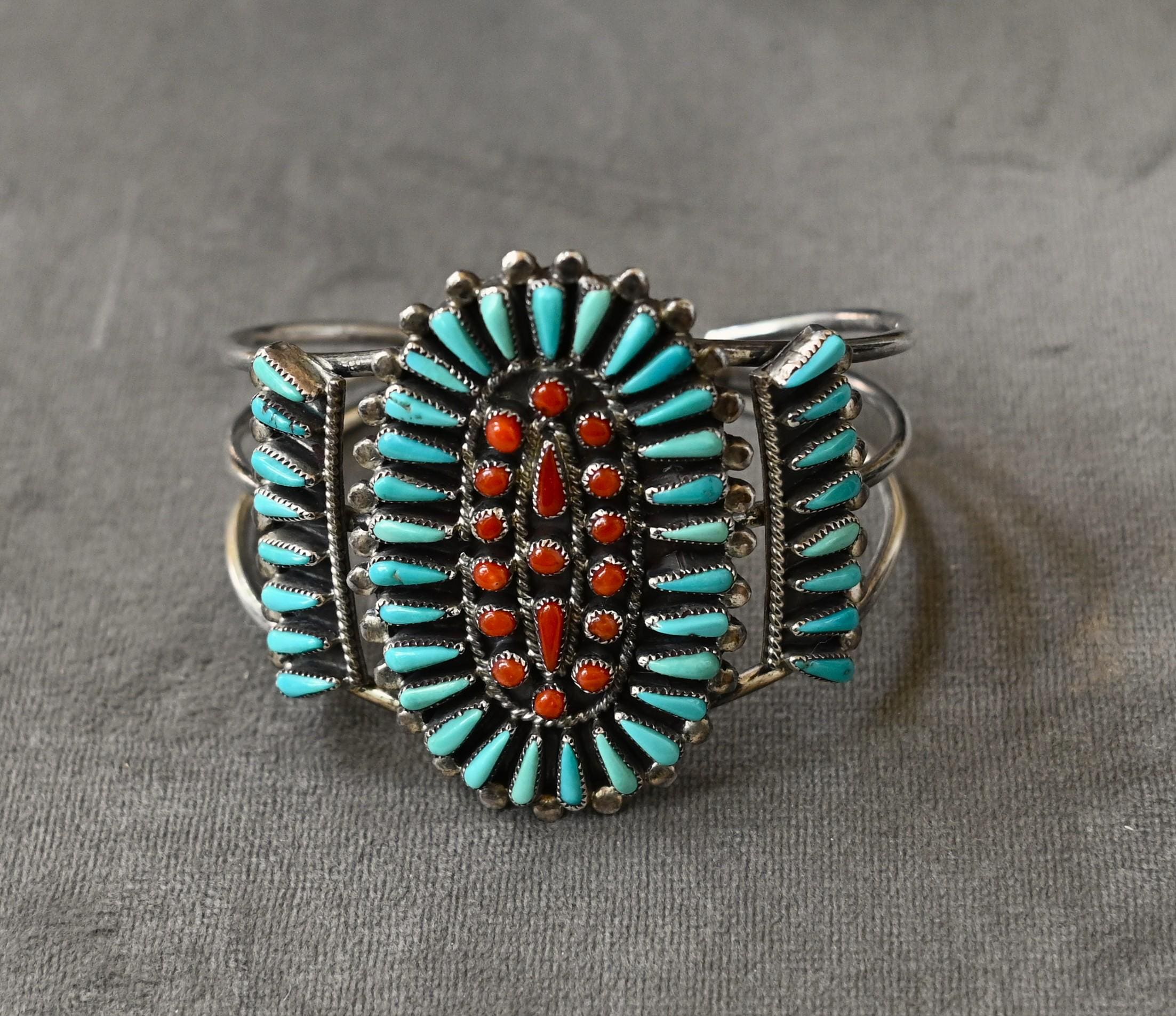 Zuni Bracelet - Etsy UK