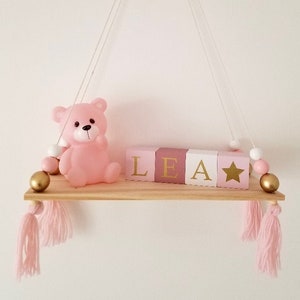 Personalized wooden cubes, children's room decoration, wooden name cubes, baby birth, birth gift, personalized gift, baby, decor
