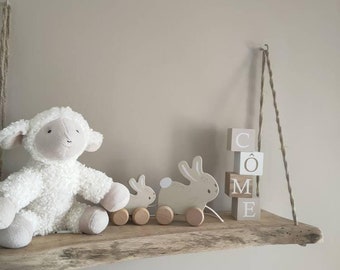 Personalized wooden baby name cube, Baby shower gift, Baby registry, Nursery decor, Gift for expectant mothers, Pregnancy