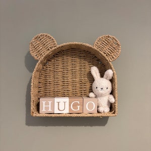 Cubos de madera personalizados, decoración habitación infantil, cubos de madera con nombre, nacimiento bebé, regalo nacimiento, regalo personalizado, bebé, decoración