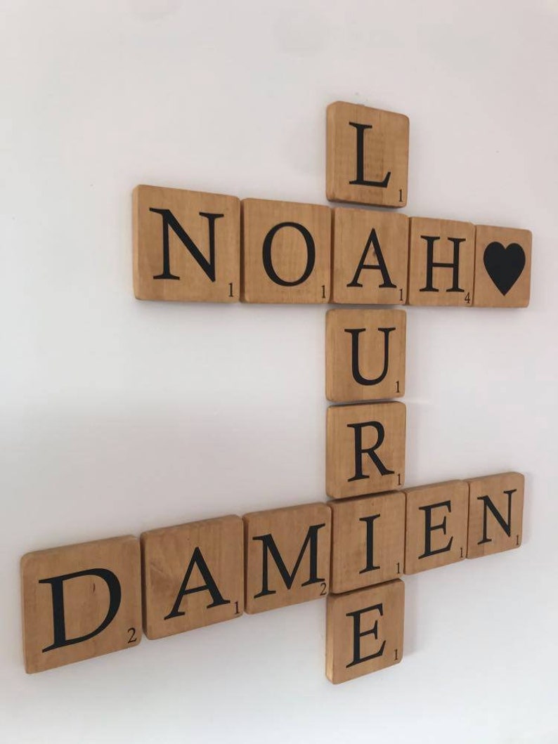 Lettre Prenom Mural Scrabble