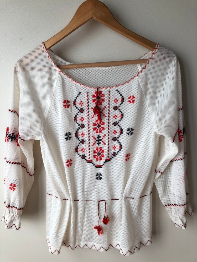 Boho Bohemian Sheer 70's Top - Etsy