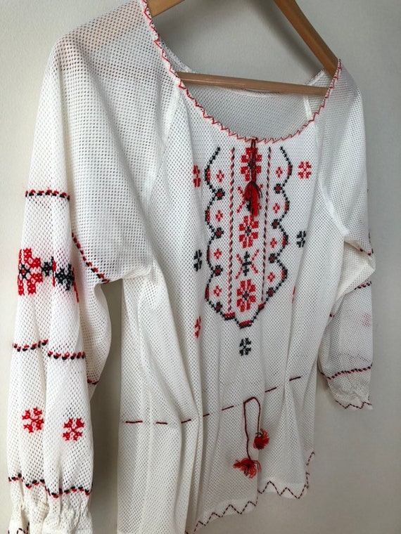 Boho Bohemian Sheer 70's Top