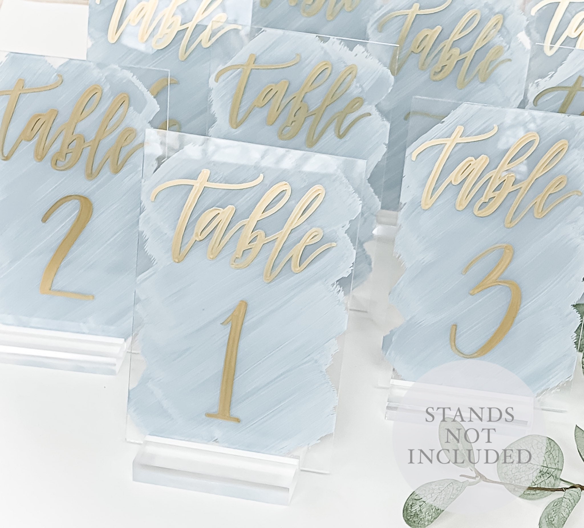 10 Pieces 4x6 inch Blank Acrylic Signs Clear Acrylic Sheets, Perfect for Making Wedding Table Numbers, Acrylic Wedding Signs, Engrave, Calligraphy