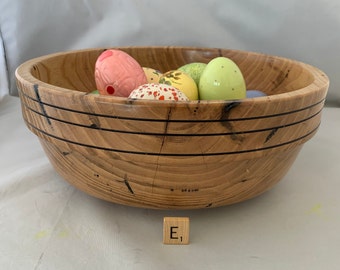 Very Large Turned Wood Salad, Yarn Bowl