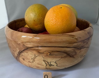 Large Spalted Maple Centerpiece Home Decor Salad Yarn Fruit Bowl