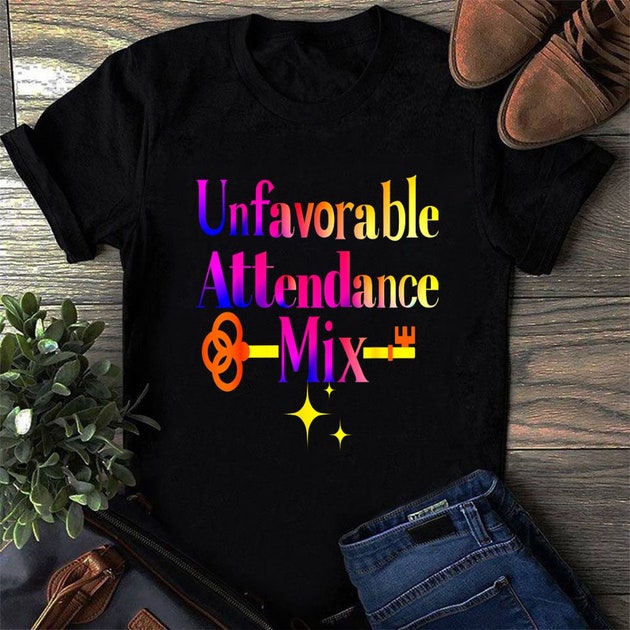 Unfavorable Attendance Mix Passholder Magic Key T Shirt