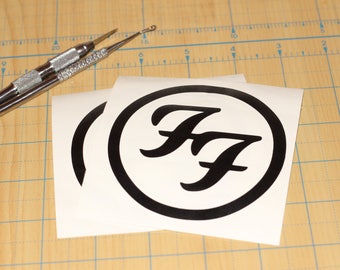 Foo Fighters decal | Foo fighters FF logo decal