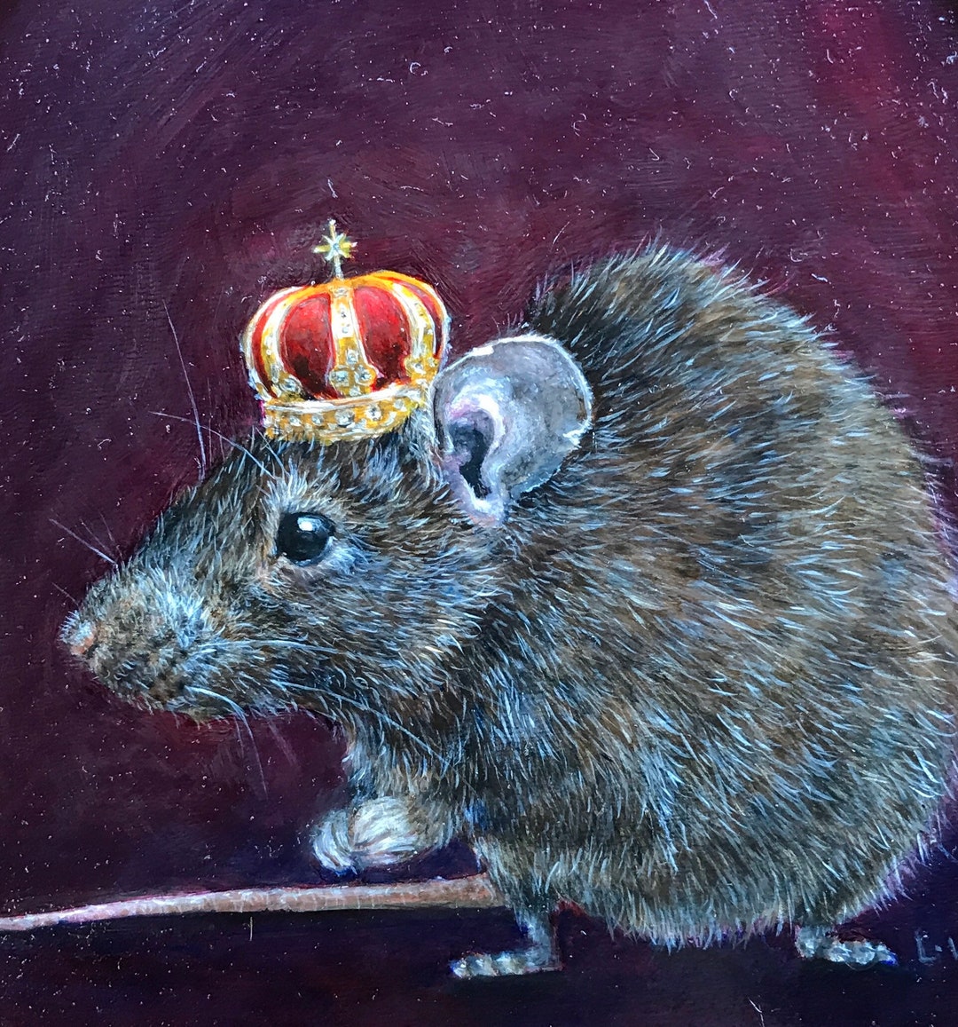 Rat King an Original Hand Painted King -  Israel