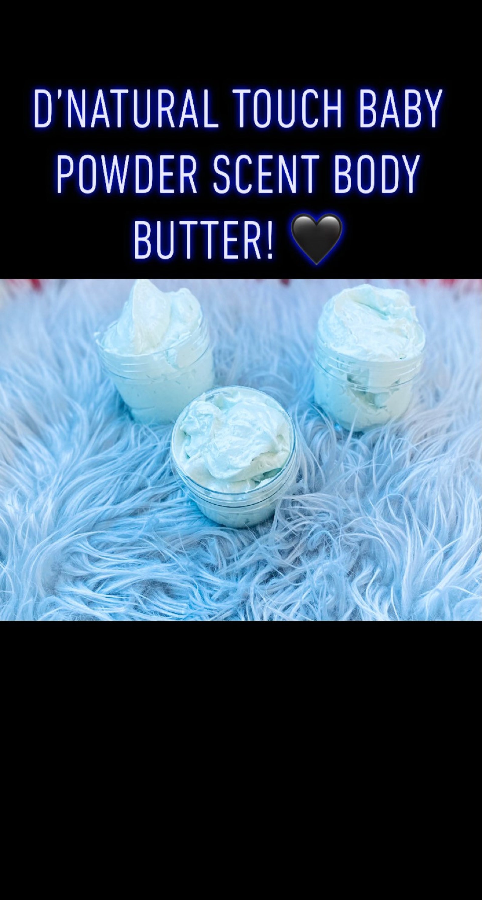 Body Butter Baby Powder Scent Moisturizer Etsy