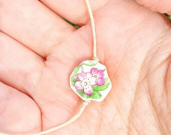 Floating Flower Broken Teacup Bracelet