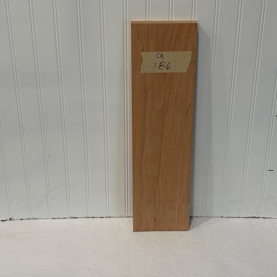 Cherry Wood Slab, Unfinished Cherry Lumber, Woodworking Project, 21.5"X5.5"X7/8"