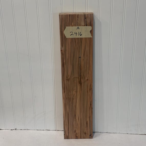 Ambrosia Maple Wood, Wormy Maple Lumber Board, Kiln Dried Wood for Woodworking, 24"X5.5"X1"