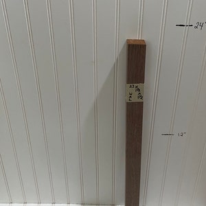 Walnut Wood Turning Blank, Woodworking Supply, Thick Walnut Block