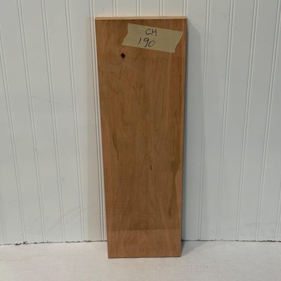 Cherry Wood Slab, Unfinished Cherry Lumber, Woodworking Project, 24"X7.5"X7/8"