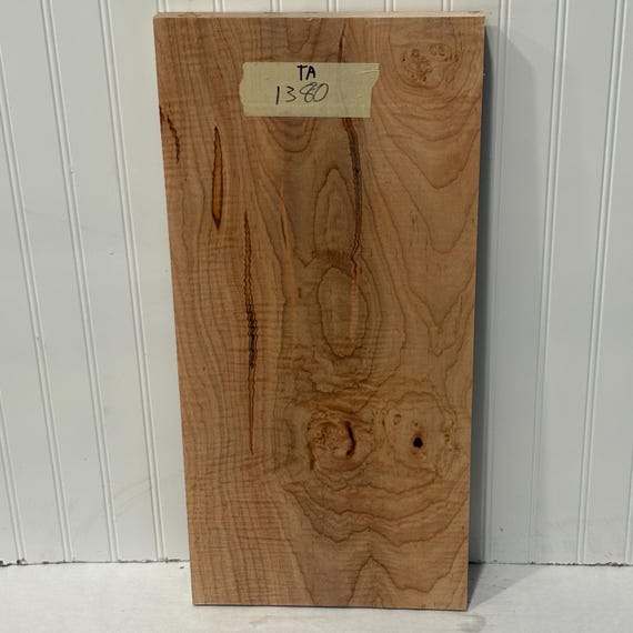 Wide Tiger Maple Wood Board, Wood Slab, Curly Maple Plank, Unfinished Wood 24"X11"X1"