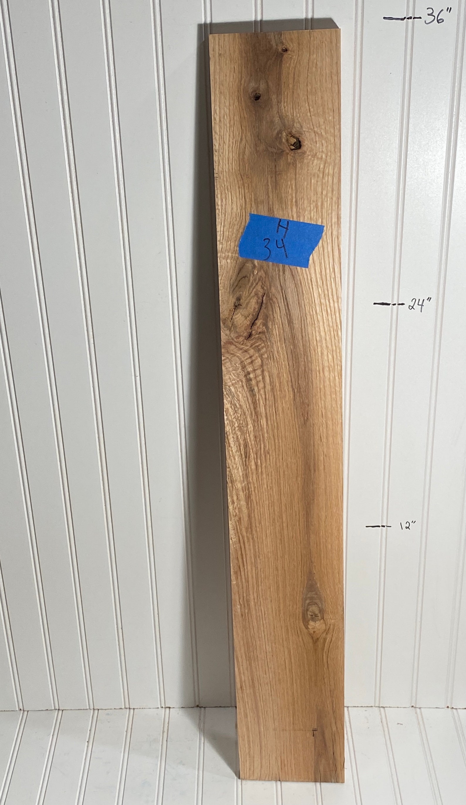 Hickory Board Unfinished Lumber Woodworking Supply Etsy