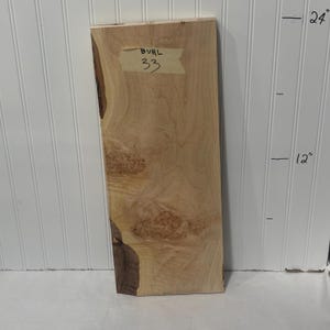 Breites Ahorn Wurzelholz Brett, Maserholz Ahorn Holz, Getrocknetes Holz für die Holzbearbeitung