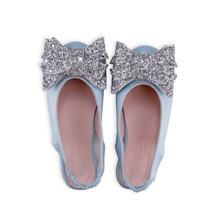 Flower Girl Shoes for Wedding Blue Girl Shoes Baby Girl Shoe Toddler Girl Shoe Girls Party Shoes Baby Shoes Girl Toddler Glitter Shoes
