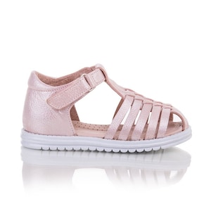 Kids pink sandals hot sale