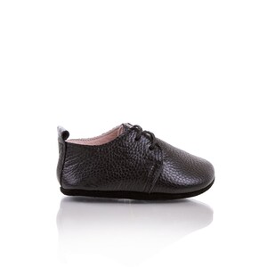 Black Baby Boy Shoes Black Toddler Boy Shoes Black Leather Pram Shoes Soft Sole Boy Shoes Baby Boy Loafers Baby Soft Moccasin Baby Soft Shoe