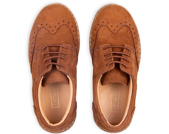 Boys Brown Shoes Boys Brogues Shoes Toddler Boys Shoes Boys Dress Shoes Baby Boy Wedding Shoes Boys Oxfords & Wingtips Boys Dress Shoes