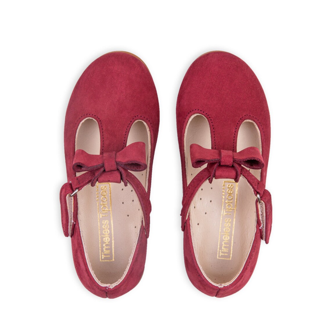 burgundy t bar shoes