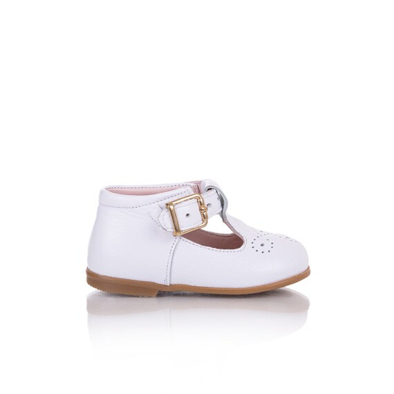 White Baby Boy Shoes White Toddler Boy Shoes White Baby Boy Brogue White Retro Boy Shoe White Boy Booties White Toddler Shoe White Baby Shoe