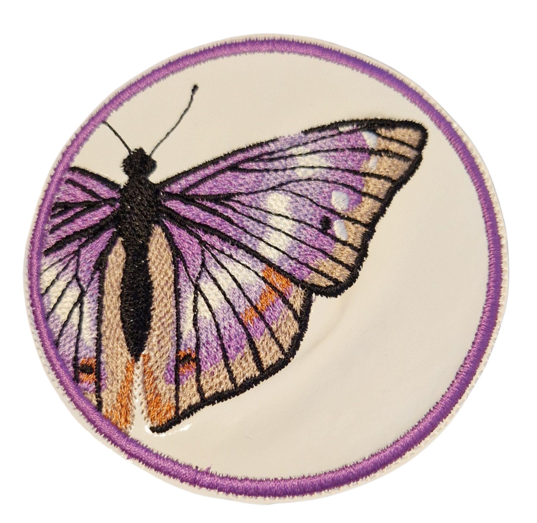 刺繍の蝶とアゲハチョウのコースター - Etsy 日本