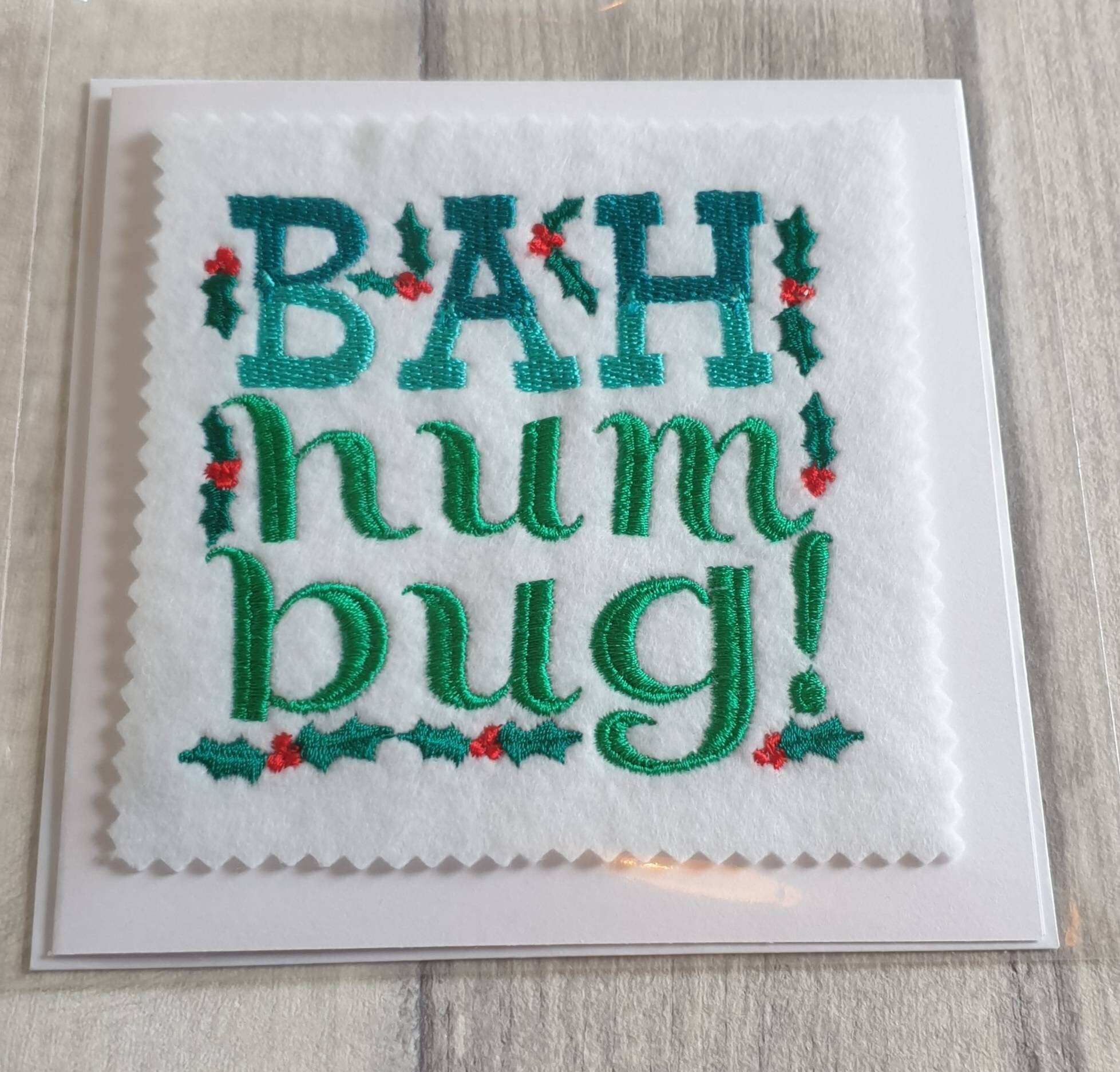 Bah Humbug Christmas Cards 