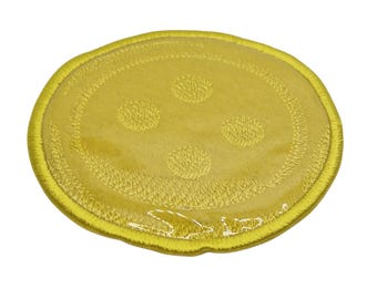 Embroidered Button Coaster