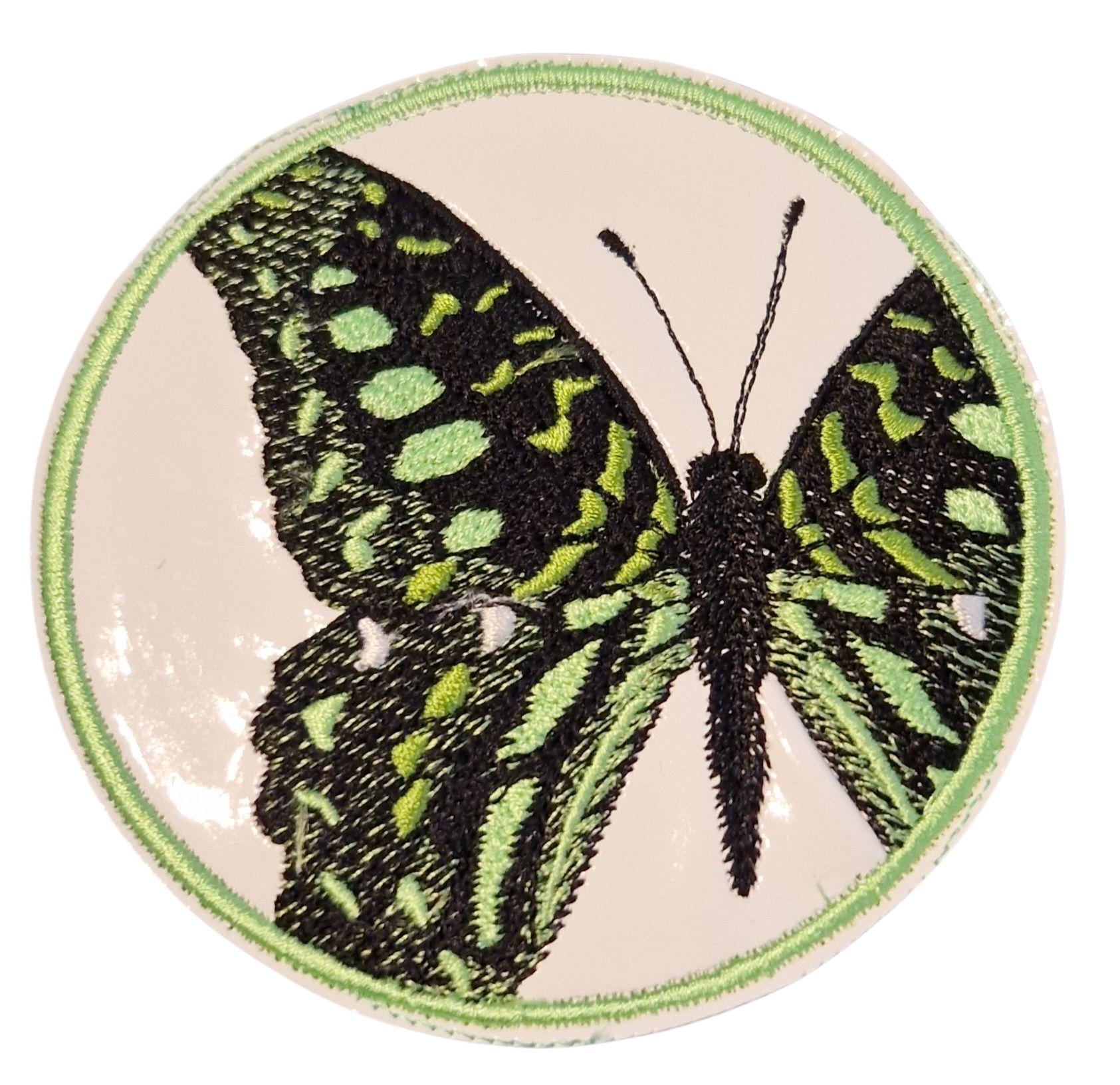 刺繍の蝶とアゲハチョウのコースター - Etsy 日本