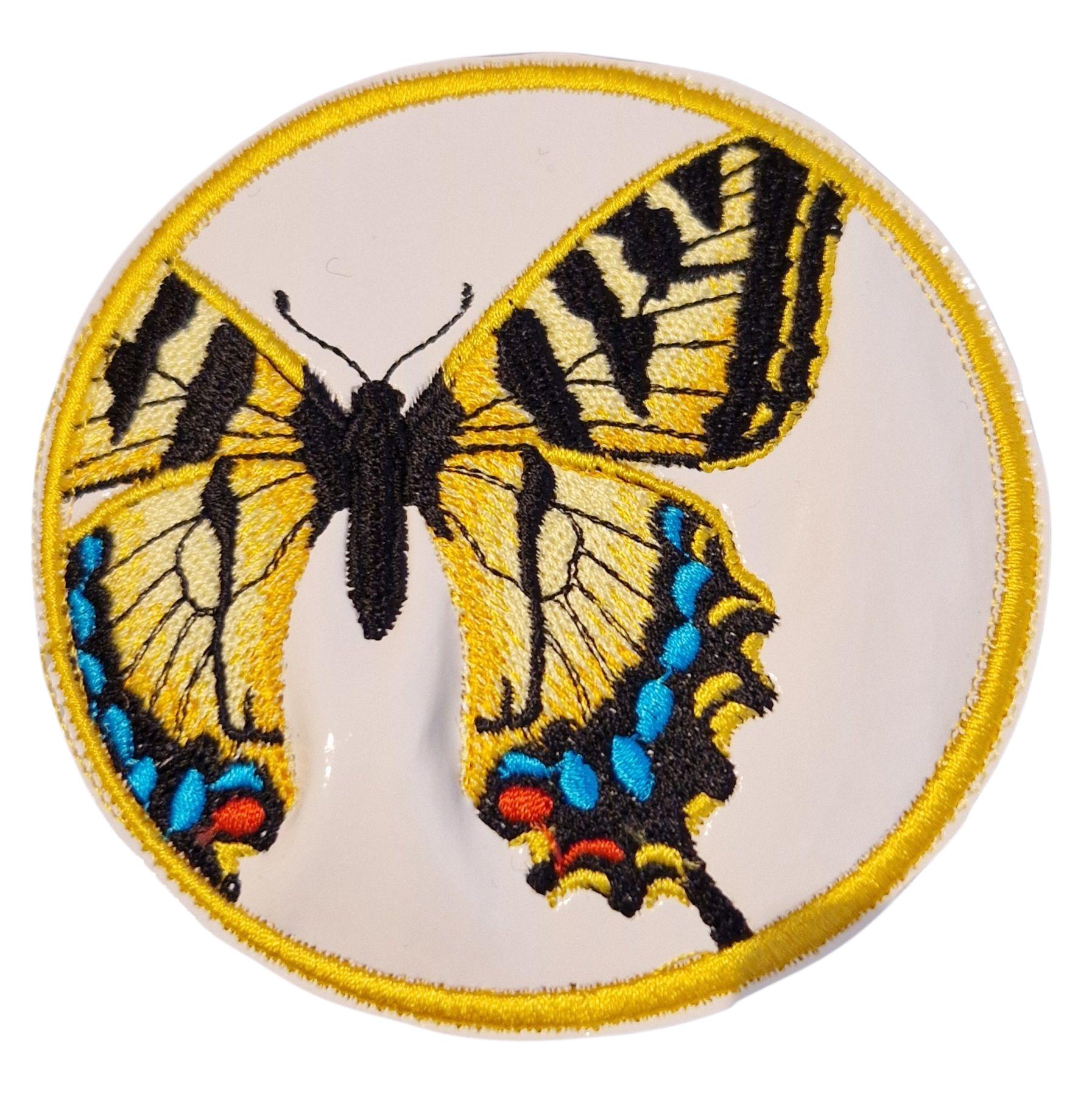 刺繍の蝶とアゲハチョウのコースター - Etsy 日本
