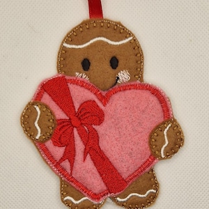 Cioccolatini ricamati Love/San Valentino Gingerbread Man