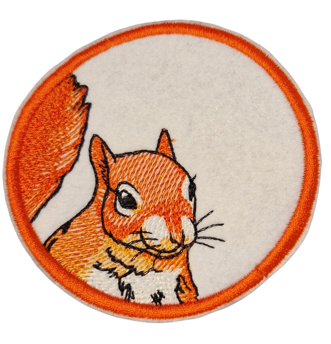 刺繍動物リスコースター - Etsy 日本