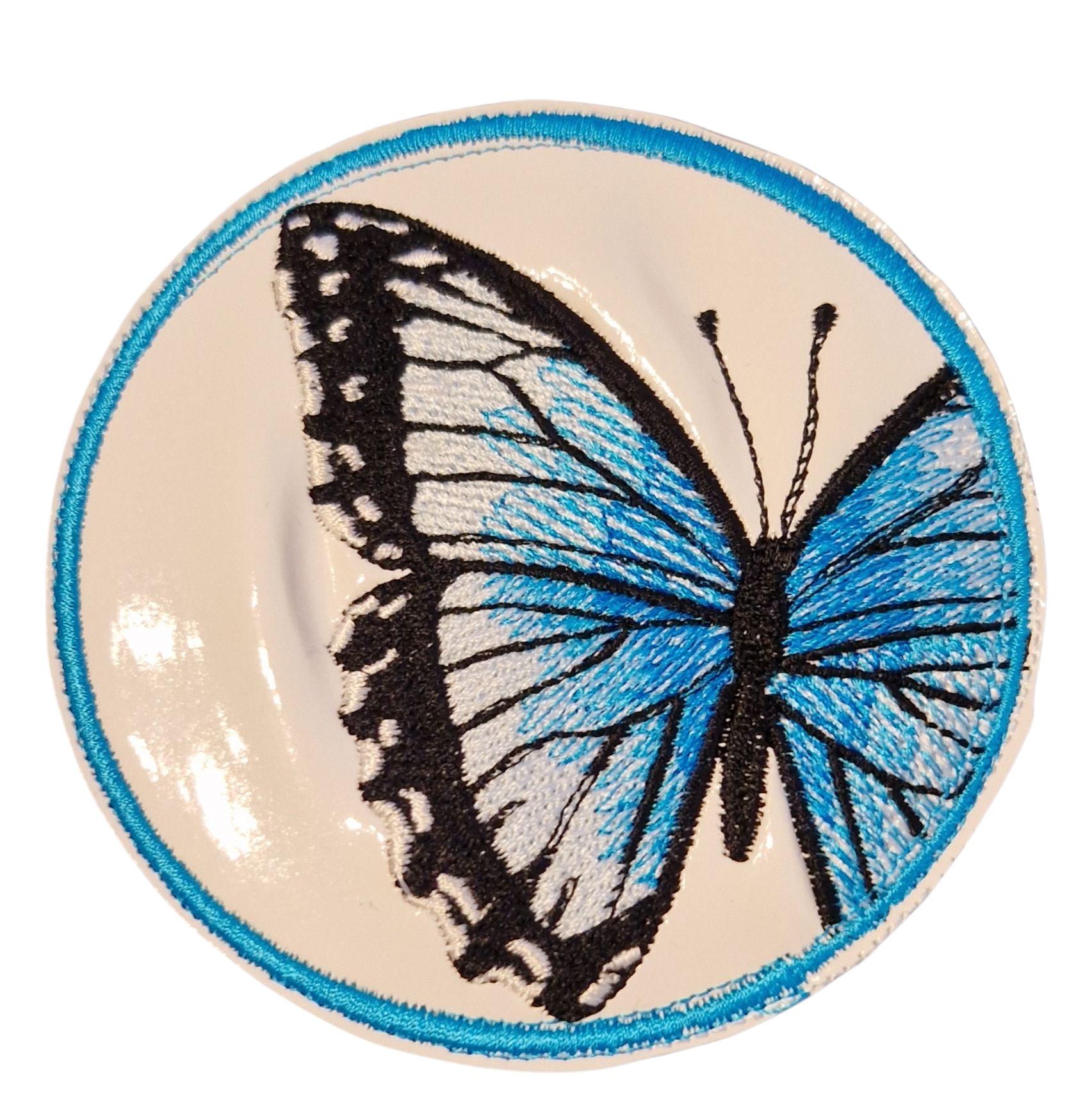 刺繍の蝶とアゲハチョウのコースター - Etsy 日本