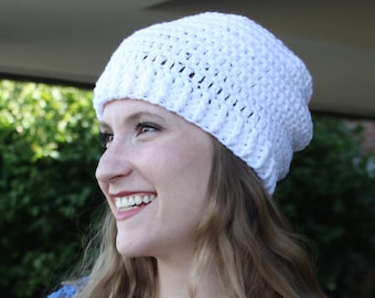 Crochet Pattern for Georgetown Spiral Slouchy, Slouchy, unisex slouchy, slouchy hat pattern, textured slouchy, seamless slouchy, beanie