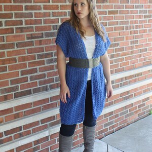 Crochet Pattern for Georgetown Kimono, Boho Kimono, Bohemian Duster, Crochet Duster, Boho Vest, Boho Duster, Crochet Wrap, Crochet Vest