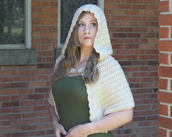 Crochet Pattern for Denver Hooded Cape, Bolero, Crop Top,  Poncho, Crochet Cape Pattern, Shrug, Hooded Cape, Shawl, Wrap, Crochet Pattern