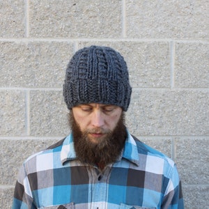 Knitting Pattern for Men's Gettysburg Knit Beanie - Etsy