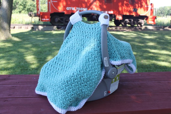 Crochet Pattern for Charleston Car Seat Cover Carseat Cover